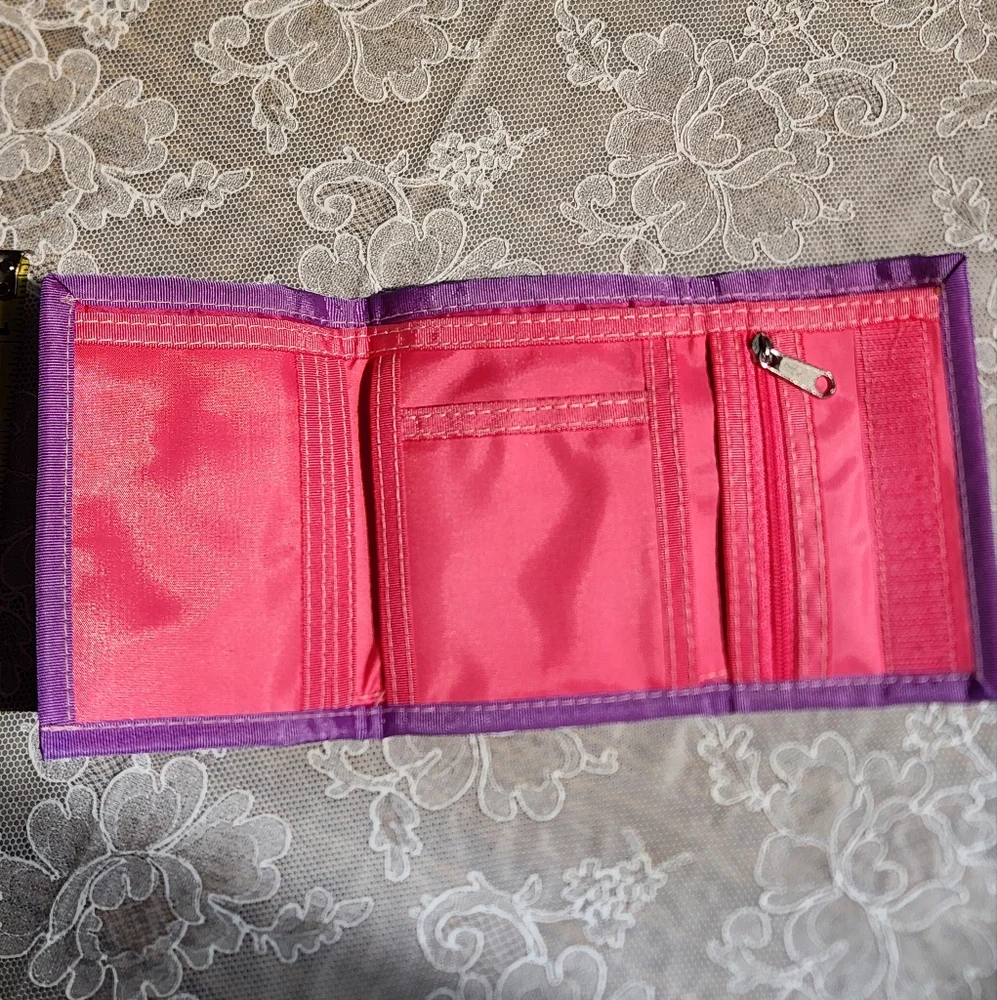 VINTAGE DISNEY PRINCESS Trifold Wallet, Velcro, Canvas